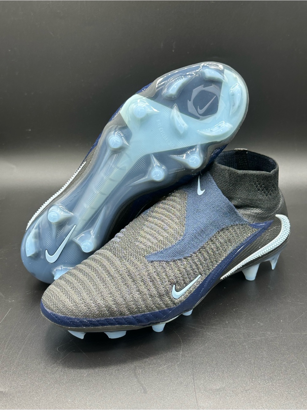 Nike Phantom 6 High Elite FG Shadow Pack Black Blue HJ2147-003 Mens Size 9 - Picture 1 of 6